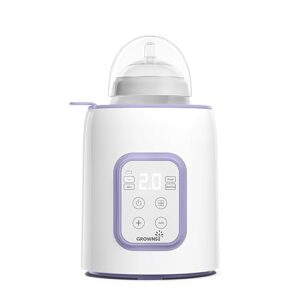 GROWNSY Bottle Warmer, 8-in-1 Fast Baby Bottle Warmer for Breastmilk or Formula, Smart Temperature Control and Automatic Shut-Off Milk Warmer, Baby Essentials for Newborn- Purple