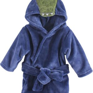 Hudson Baby Unisex Baby Plush Animal Face Bathrobe