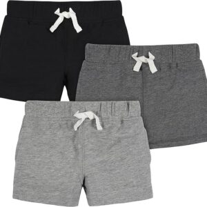 Gerber Baby Boys' Toddler 3-Pack Pull-On Knit Shorts